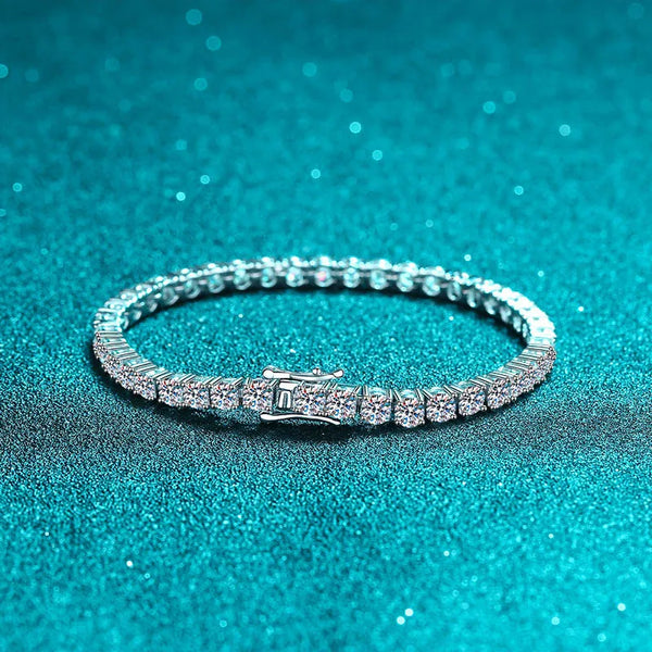 Bracelet tennis moissanite S925 luxe